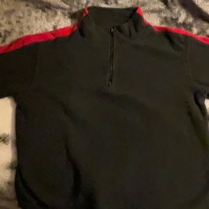 Old Navy pullover fleece dark blue and red size 7